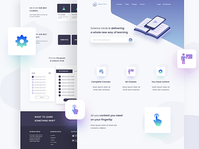 E Learning Platform android app branding creative design illusration illustration ios iphone landing page layout logo material minimal mobile typography ui ux vector web