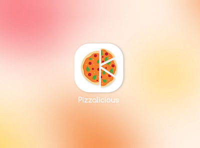 Pizza app icon 100 days challenge 100daysuichallenge app branding daily ui challenge 005 dailyui design fonts graphic design icon illustration italian logo minimal pizza restuarant typography ui ux vector