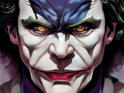 Joker holding Batman's mask ai ai art aiart aiartwork aigeneratedart animation art artwork batman digital art illustration joker