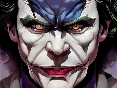 Joker holding Batman's mask