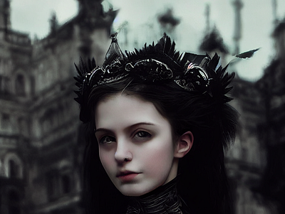 Gothic girl ai ai art art artwork design digital art girl gothic illustration portrait
