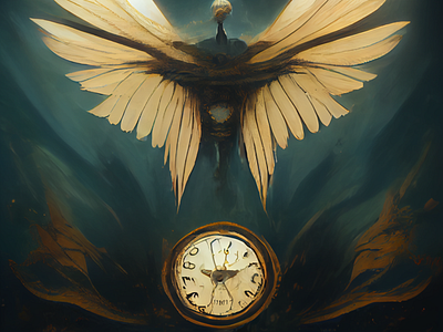 Clock of time 2d design graphic design illustration