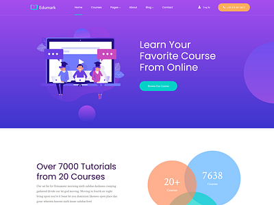 Educational Website Framwork ui