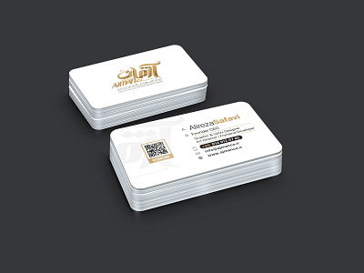 Alireza card business card design کارت ویزیت