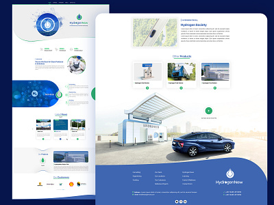 Hydrogen now Website UI/UX