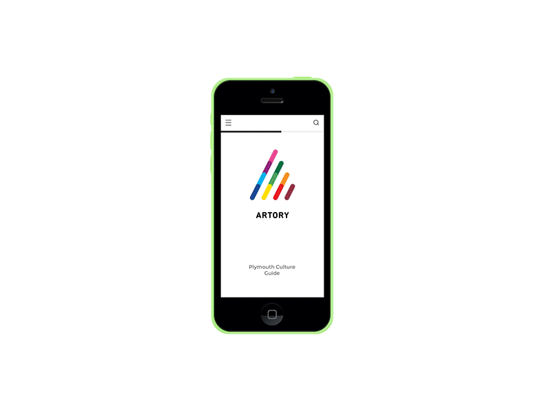 Artory animation app art artory design graphic iphone lines phone plymouth