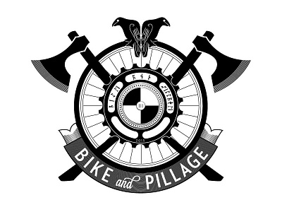 Bike And Pillage Crest