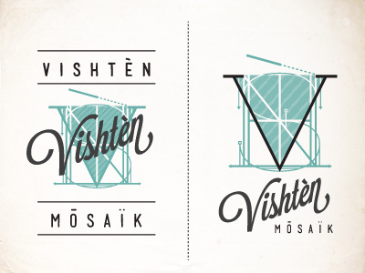 Vishtèn band logo logogram logotype music wordmark