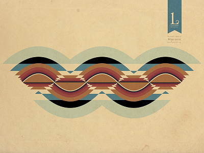Strata Navaho Pattern Cover Art for Lantern Journal