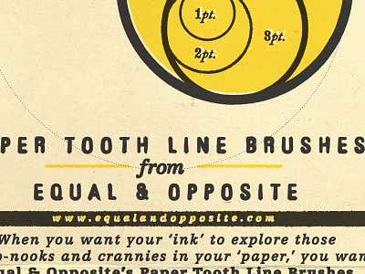 Paper Tooth Line Brushes for Illustrator—Detail