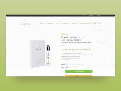 Hyapur - Shopdesign design e commerce ui ux webdesign