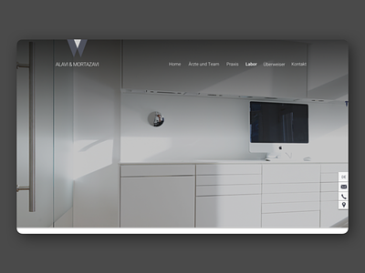ALAVI&MORTAZAVI - Webdesign for Dentists concept corporate design icon mobile ui web webdesign