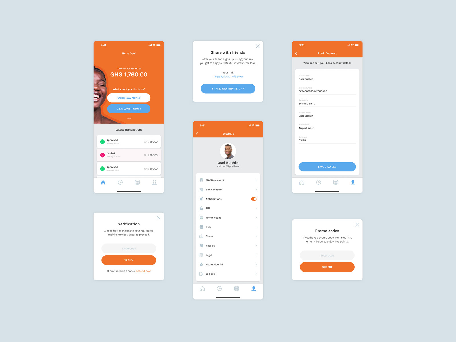 Flourish Mobile App by Godfred on Dribbble