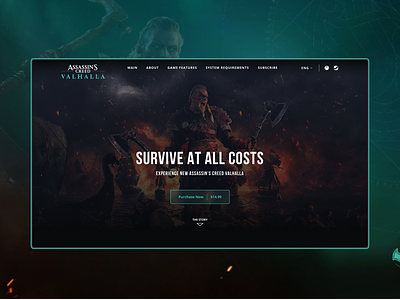 Games Landing Page designs, themes, templates and downloadable graphic  elements on Dribbble