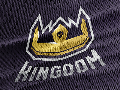 Kingdom Logo branding crown design esports gold jersey kingdom logo overwatch purple regal