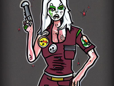 Zombie nurse by Wade Tate on Dribbble