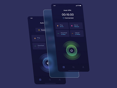 Freebie - VPN APP UI