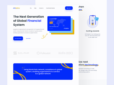 Paygold.io Landing Page app blockchain clean credit card crypto design freebie graphic design landing page motion graphics pay payment security solana ui ux vector web web design website