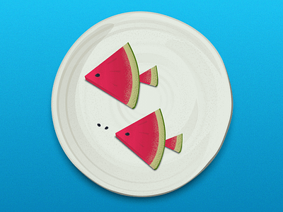 2 Dribbble Invites cool dribbble invitation invite summer two watermelon