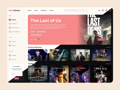 Movie Streaming Dashboard