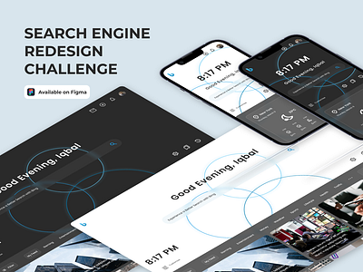 Search Engine Redesign Challenge app bing concept design search engine web design