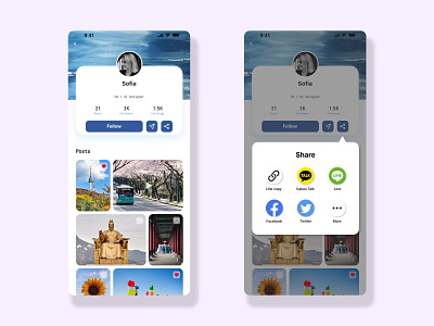 Social Share - Daily UI Challenge 010