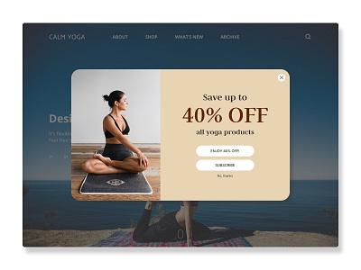 Pop up - Daily UI Challenge 016 daily ui pop up ui