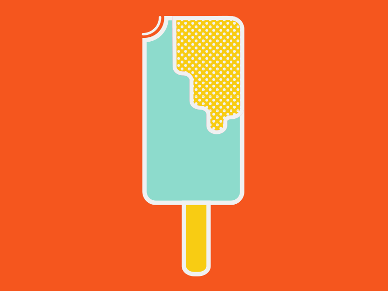 Ice Lolly bright colours design fab lolly gif ice cream ice lolly illustration moving images summer