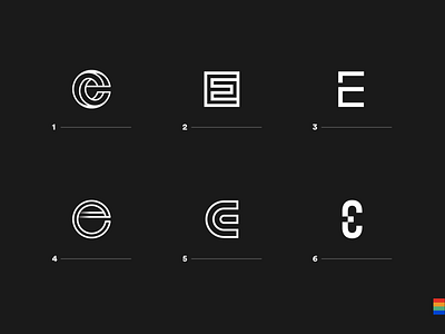 Executive Connection Concepts branding c e logo logos mark monogram
