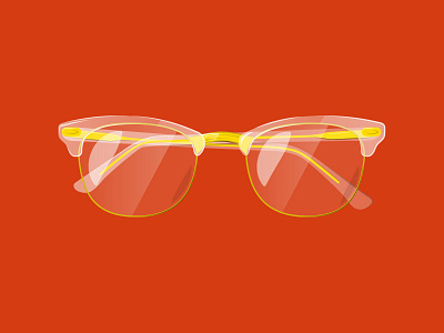 My transparant rim Ray Bans adobe illustrator design glasses illustration illustrator vector