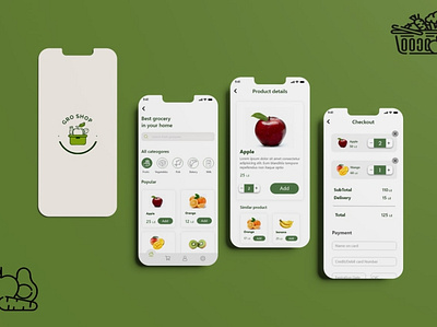 GRO SHOP | Grocery app app appdesign design grocery ui uidesign