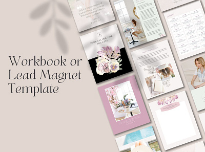 Workbook or Lead Magnet Template branding canva design graphic design template