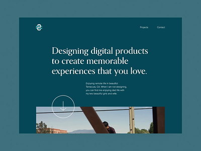 Portfolio Redesign Motion Exploration after effects aftereffects figma landing page ui ui design ux design web web design website