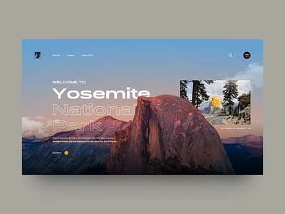 Yosemite Desktop Layout adobexd animation interaction landing page ui ui design ux ux design web design website xd