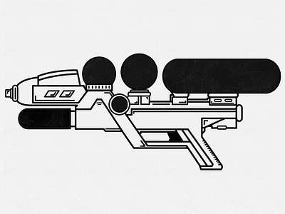 Illustration Super Soaker series: Nerf Xp 105 art black and white design digital graphic gun illustration illustrator lines nerf retro vector