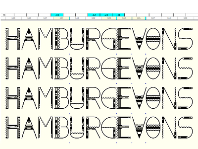 Maxim Typeface Design // Kerning