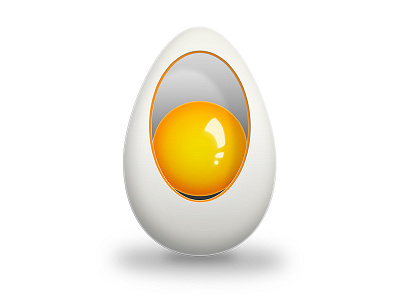 Open Egg clean egg illustration photoshop simple