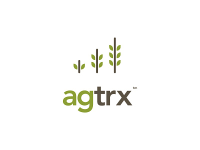 Agtrx Logo avenir clean crop farm flat logo plant simple