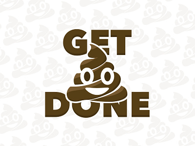 Get 💩 Done design emoji graphic illustration logo pattern vector