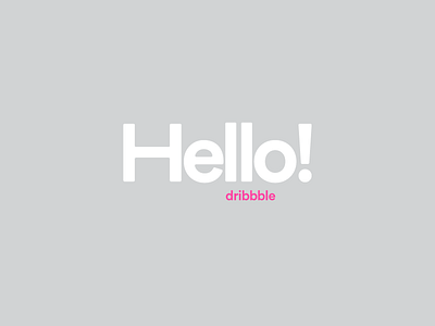 Hello Dribbble! Thank you for the invitation @filip_pietron typography