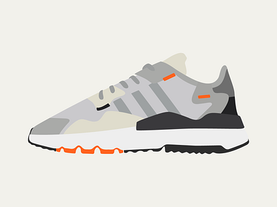 Adidas Nite Jogger adidas adidas originals adobe illustrator illustration illustrator nitejogger vector