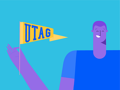 UTAG Friends Illustrations art branding colors design graphic graphic design illustration utag vector visual arts