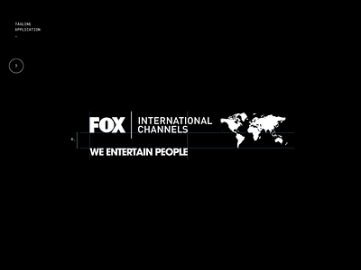 Fox International Channels Branding branding design disney fox logo tagline