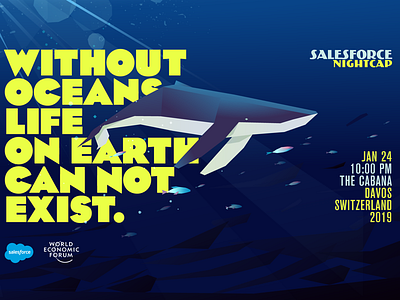 Salesforce — World Economic Forum, Davos 2019 branding crescimone davos design global warming identity low poly ocean planet earth plastic salesforce save the planet world economic forum