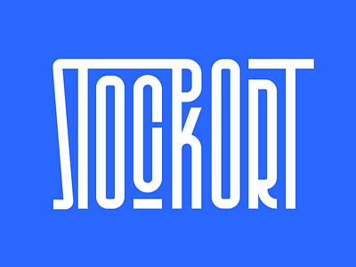 Stockport. design graphic design hometown illustration lettering stockport typography