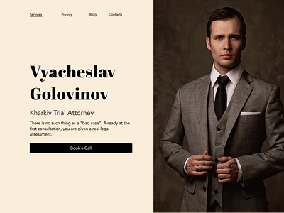 Personal Website – Attorney/Lawyer Design