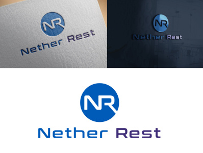NR logo design. branding graphic design logo logo design nr nr logo