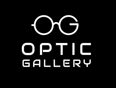 Optic Glass logo branding design glass logo graphic design illustration logo logo design optical logo