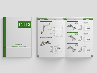 Каталог фурнитуры Laurus design illustration