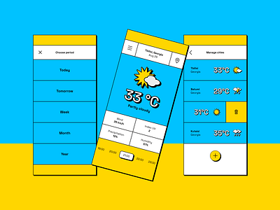 Weather App Concept app design designconcept figma icons minimorphism mobileapp ui uidesign weatherapp